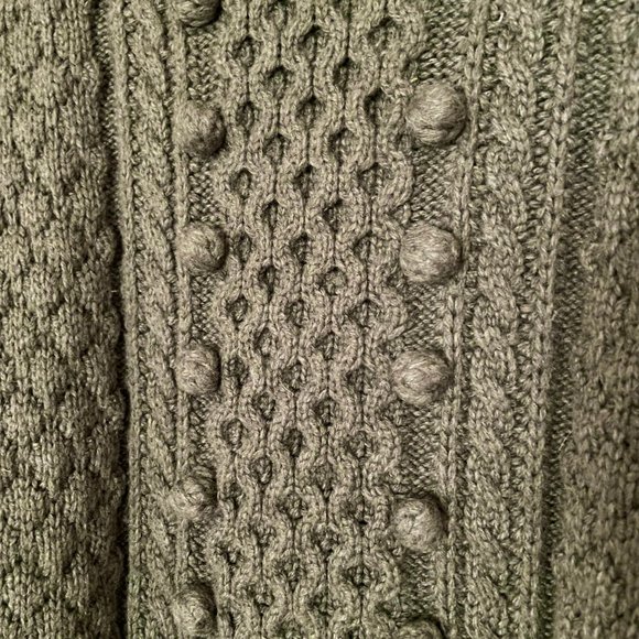 J.Crew Textured Ball Sweater in Dark Moss Size L - Picture 4 of 4